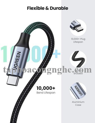 Ugreen 80810 0.5M Cáp nối dài usb type c US372 30080810